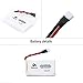Noiposi 3.7V 850mAh 25C Lipo Battery 5Pcs and X6 Charger for X708 X708W Ahahjj MASALING Flying RC Car JJRC H42 H23 GoolRC T32 Syma X5C X5C-1 X5SW X5C-1 X5SC X5SC-1 SereneLife Wifi FPV Foldable Drone