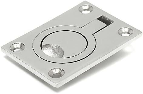 Ring Pull Handle 316 Stainless Steel Marine Boat Hatch Locker Flush Mount Latch Lift Pull Ring Door Cabinet