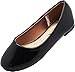 NORTY Girls Fashion Ballerina Ballet Slip On Flat Shoe Sizes Toddler to Big Kids Patent, Nubuck, Glitter