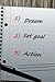 Dream Set Goal Action Journal: 150 lined pages, softcover, 6