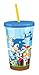 Vandor Sonic the Hedgehog 18 Ounce Acrylic Travel Cup, Multicolored