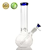 Glass Handmade Height 26cm joint 14.5mm Water Recycler New ball Blue