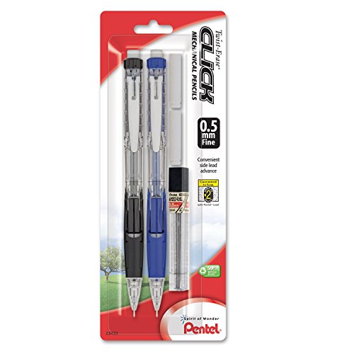 Pentel Twist-erase Click Mechanical Pencil Assorted