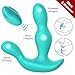 Vibrating Butt Plug with 10 Vibration Modes, Wireless Remote Control Anal Vibrator Waterproof Silicone Rechargeable Sex Toy for Men and Women (Blue)