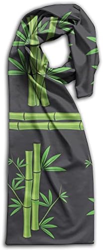 Bamboo Icons Long Wrap Scarf Printing Neck Gift