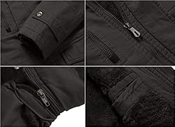 CRYSULLY Men Multi Cargo Pocket Tactical Safari