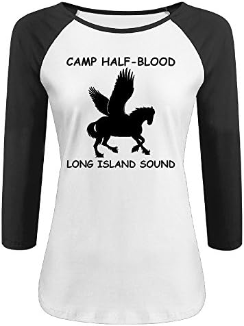 Women's Camp Half Blood 3/4 Sleeve Raglan Baseball Tee