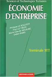 Économie d'entreprise, terminale
