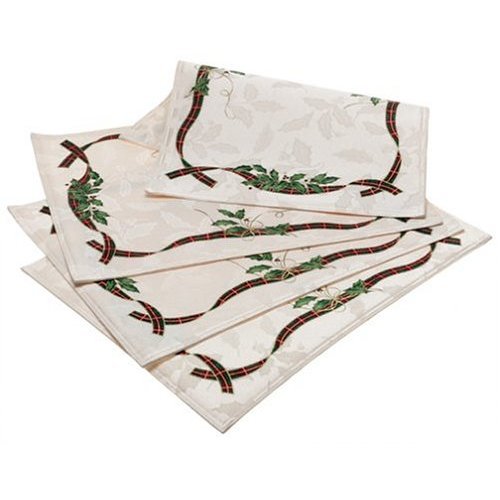 Lenox Holiday Nouveau Placemats, Set of 4 LAVORIST