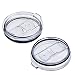 Docik Splash Resistant Spill Proof Lid for 20 Ounce Yeti Ozark Trail Tumbler Rambler and More Cup, 2 Pack primary