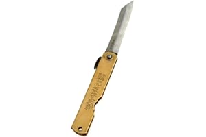 Higo no Kami 10 Pocket Knife by Nagao Seisakusho, Brass Finish