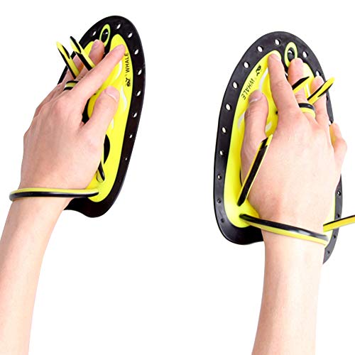 Guoainn Unique Pro Adjustable Swimming Paddles Training Aid Webbed Hand Gloves Flippers Tool - Thumbnail 3