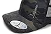 Larix Gear - The Tamarack - Black Camo Snapback Trucker Hats for Men and Women - Gift Box - Sticker - Mesh Panels