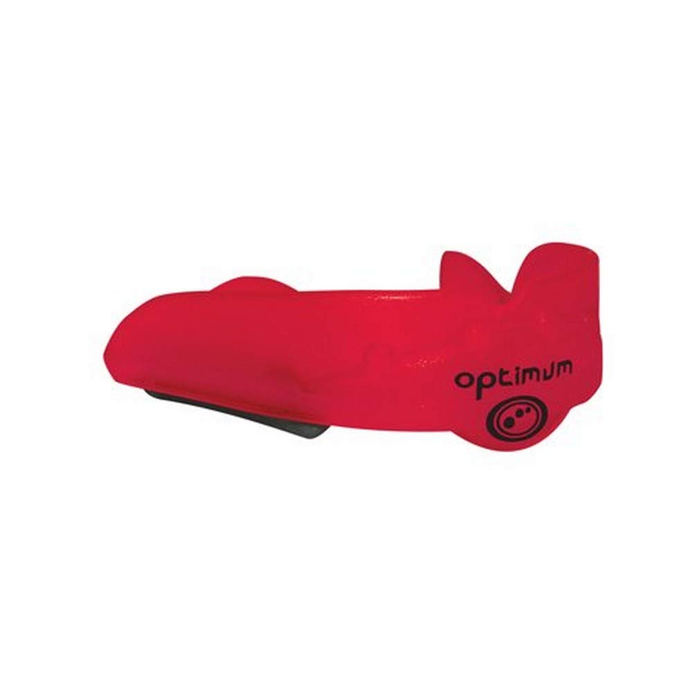 Optimum Matrix Mouthguard Gum Shield Slim Fit with Case for Rugby Hockey Boxing MMA Martial Arts Judo Karate Taekwondo Contact Sports - Red, Senior