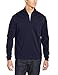 Cutter & Buck Men's CB Drytec Edge Half Zip, Solid Navy Blue, Large