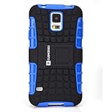 Cush Cases Heavy Duty Rugged Cover Case for Samsung Galaxy S5 SmartPhone - BLUE (This case will NOT fit S5 Active)