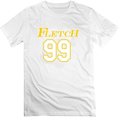 Fletch Jersey 99 Yellow Image Customized : X-large Mentop-shirt White- Made In Good Quality.