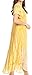 Sakkas 16601 - Ronny Lace Embroidered Cap Sleeve Tie Dye Wash Caftan Dress/Cover up - Yellow - OS