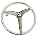 HYDDNice 3 Spoke Stainless Steel Boat Steering Wheel 13-1/2