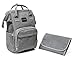 Diaper Bag for Dad Girls and Boys - Baby Backpack with Free Changing Pad - Waterproof Maternity Bag Organizer for Girls - Large Capacity Nappy Tote Stylish and Durable for Men and Women -Grey