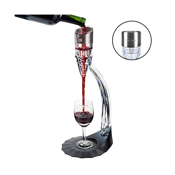Secura Wine Aerator, Wine Decanter Wine Airarator Pourer Spout 6 Speeds