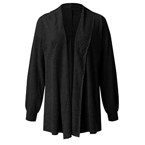 Women Terndy Long Sleeve Cardigan,Tsmile Solid Long Sleeve Open Front Lightweight Utility Kimono Outerwear Coat