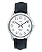 Timex Men's T205019J Easy Reader Black Leather Strap Watch