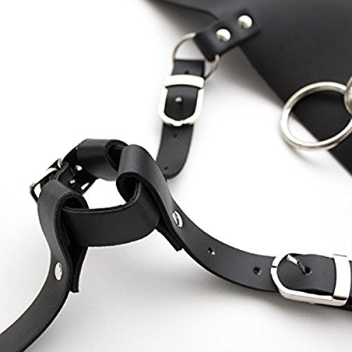 4 Strap+Leather+Harness+vibrator+included