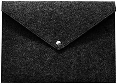 Durable Chemical Felt A4 Paper File Folder Tablet Computer Liner Bag Briefcase Document Bag Office Stationery Supplies - Dark Gray