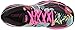 ASICS Women's Gel-Kayano 23 Running Shoe, Black/Silver/Pink Glow, 9.5 M US