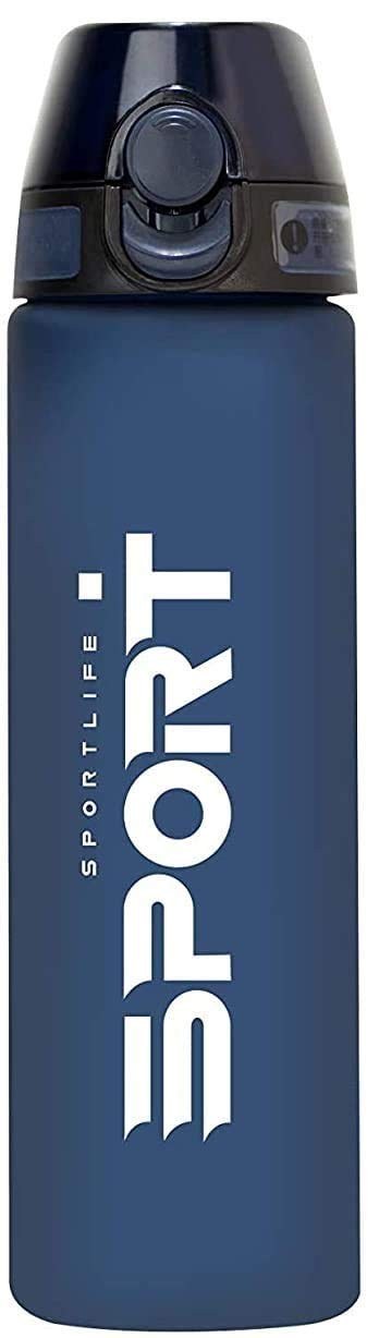 DIEB 750 ml Sport Water Bottles with Straw, BPA/BPS free Tritan,ECO friendly, Flip-Flop Lid, Cool Large with Travel Carry Ring - Wide Leak Proof Drink Spout, Sports, Camping, Gym, Fitness, Outdoor