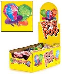 ORIGINAL RING POP. Assorted flavors. Individually wrapped. (24pcs per display unit) by RING POP CANDY
