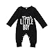 Aliven Newborn Infant Baby Boy Long Sleeve Bodysuit Romper Jumpsuit Outfits Clothes Clothing,Mama's Little Boy,0 - 6 Months