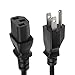 DTOL 5' 18 AWG 3 Prong Universal Standard AC Power Cord Connector Power Cables
