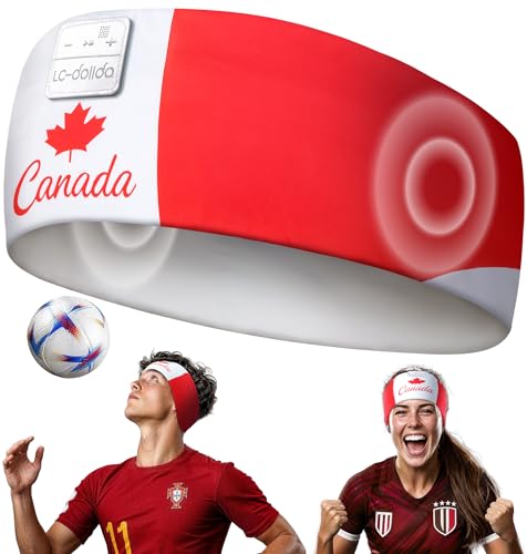 Lc-dolida Canada Flag Bluetooth Sports Headband