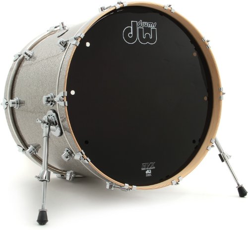 DW Performance Series Bass Drum 18x22 - Titanium Sparkle Finish Ply