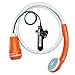 LUOOV Portable Camping Shower, Shower Pump with Detachable USB Rechargeable Battery, Handheld Outdoor Shower Head for Camping,Hiking,Traveling Use Portable Shower