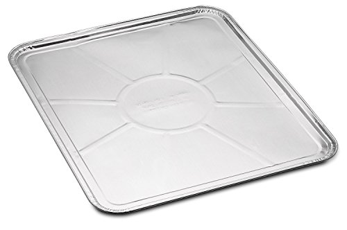 20-Pack Disposable Foil Oven Liners by DCS Deals - Keep Your Oven Clean and Healthy - Perfect Silver Foil Drip Pan Tray for Cooking, Baking, Roasting, and Grilling- 18.5 x15.5" inch