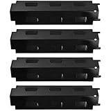 VICOOL 14 5/8 x 4 1/4 Inches Porcelain Steel Heat Plate Tent Flavorizer Bars Replacement Part for Charbroil Classic Grill, Kenmore, Master Chef, Master Forge and Others Grills, hyJ853A (4-Pack)