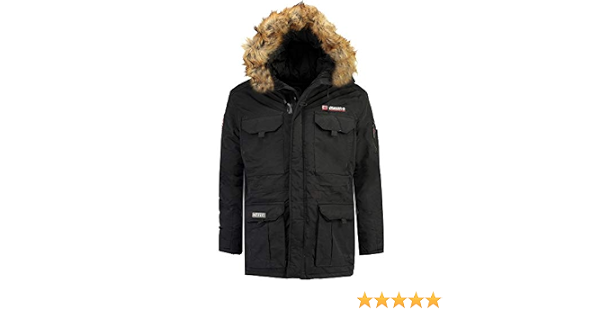 Geographical Norway Parka Hombre Bottle Negro XXL: Amazon.es: Ropa