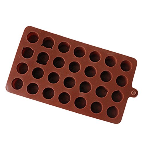 Emoji Emoticon Cake Moulds, ICASA 28 Cavity Smiley Silicone Candy Baking Chocolate Molds, Made of FDA quality silicone, 2 Pack