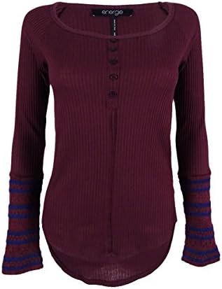 Energie Juniors' Boat Neck Long Sleeve Top (M, Winetasting)