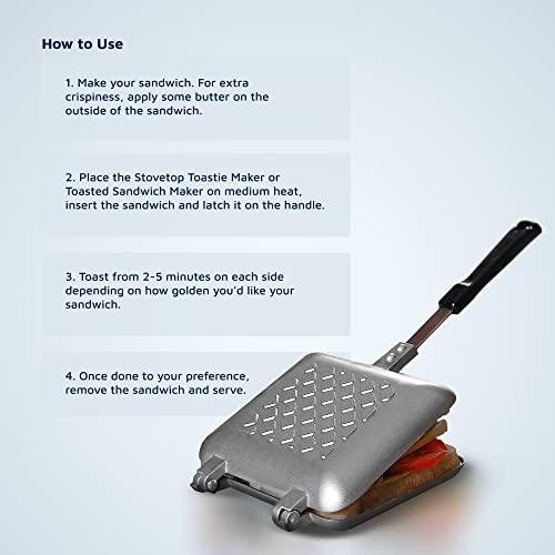 Breakfast Sandwich Maker Grill Press, Grilled Cheese Maker Panini Press