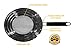 Splatter Screen Grease Splatter Guard with Heavy-Duty Folding Handle - Stainless Steel Screen Cover - Fits Most Frying Pans & Other Cooking Pots & Pans - Stronger Handle Than Other Pan Covers