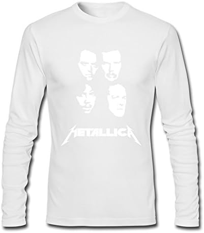 AOPO Men's Long Sleeve Metallica Tee Shirts