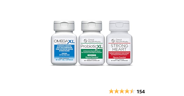 Amazon.com: Paquete de 3 unidades – OmegaXL Omega 3 libre de ácidos grasos,  suplemento de alivio del dolor natural ultra eficaz + corazón fuerte de 30  puntos – Potente Omega 7 ácido