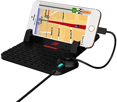 REMAX Car Mount, Car Holder Magnetic Adsorption Stander Charging Cradle Stand Car Mount w/ 2 in 1 Charging Cable for iphone and Android Phones