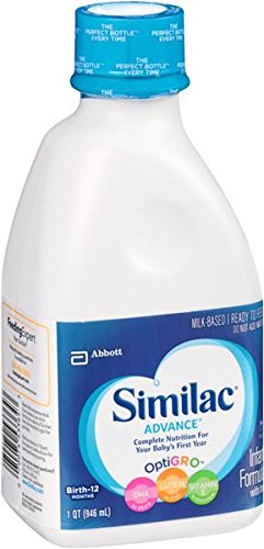 2 pack - Similac Advance Ready to Feed - 1 quart bottles