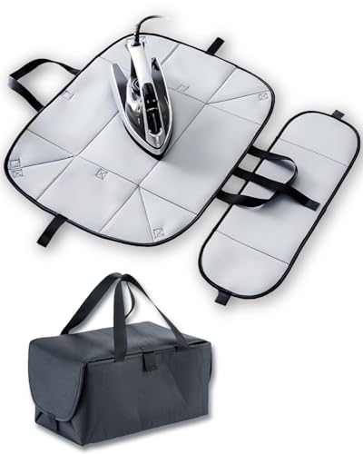 Ironing Mat, Portable Folding Iron Pad Blanket for Table Top, Ironing Board Replacement, Iron Board Alternative
