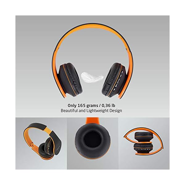 PowerLocus-Wireless-Bluetooth-Over-Ear-Stereo-Foldable-Headphones-Wired-Headsets-Noise-Cancelling-with-Built-in-Microphone-for-iPhone-Samsung-LG-iPad-Orange PowerLocus Wireless Bluetooth Over-Ear Stereo Foldable Headphones, Wired Headsets Noise Cancelling with Built-in…